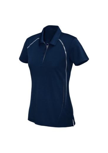 Picture of Biz Collection Ladies Cyber Polo Shirt 100% Bizcool Polyester Sports Interlock